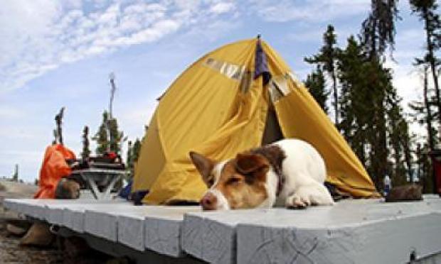 Campground in the NWT