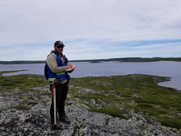 Dawson in the field.