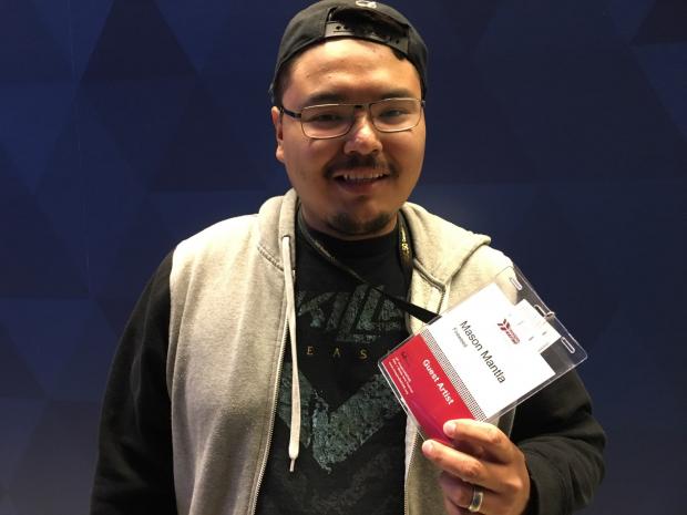 NWT Film maker Mason Mantla attends ImagineNative