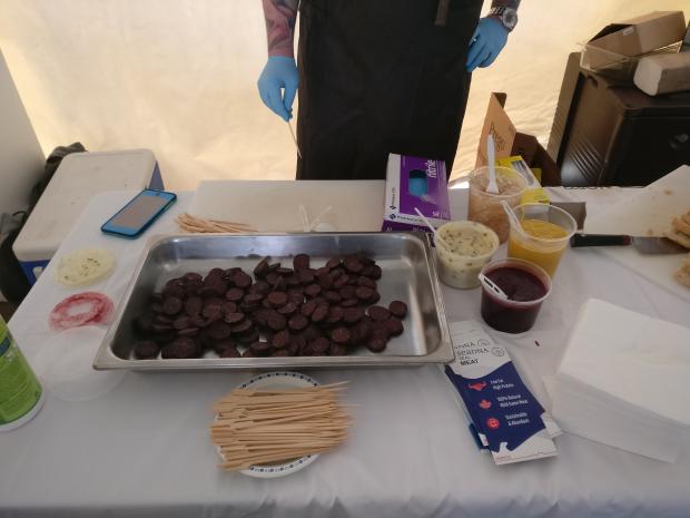 Seal meat being served at Sealebration event at Long John Jamboree 2019 