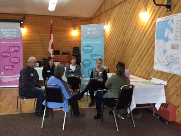 Pamela Strand at Mineral Resources Act Engagement Session in the Northwest Territories