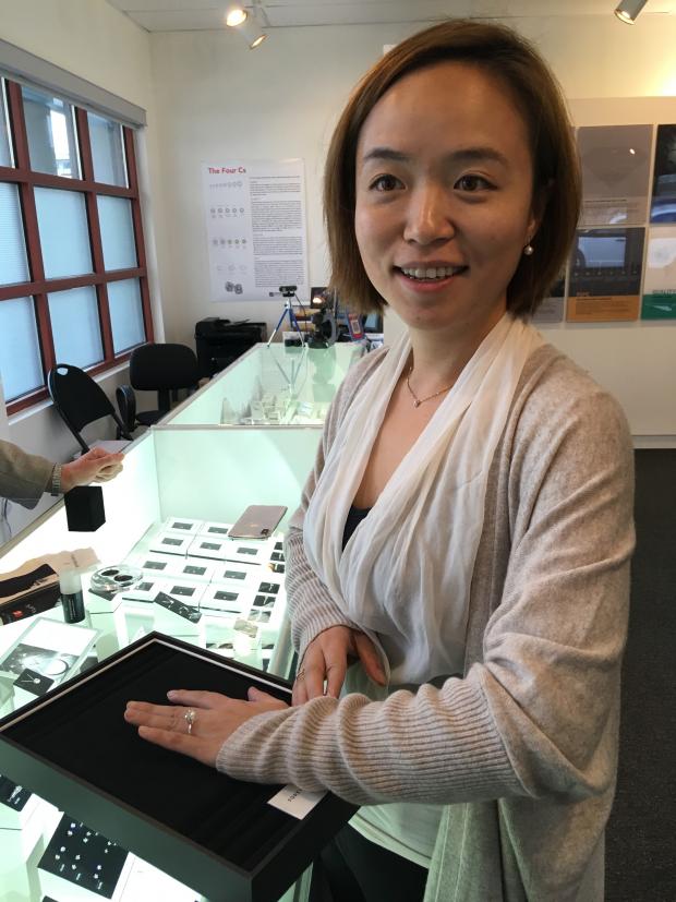 Rita Liu of Alipay Visits the Northwest Territories Diamond Centre