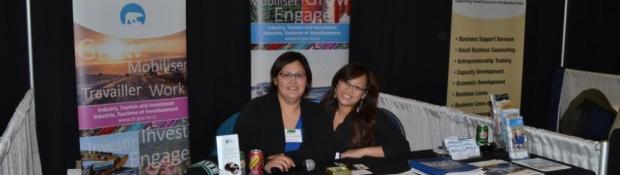 Beaufort Delta Economic Development Officers At Tradeshow in Inuvik 