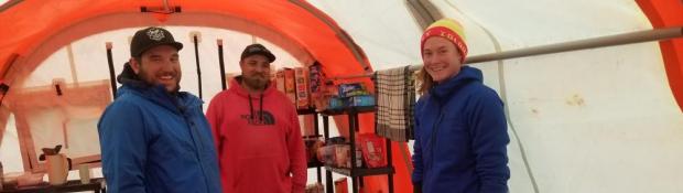 Becca and Dawson on Site