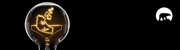 lightbulb with filament in shape of NWT