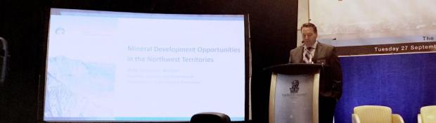 Minister Schumann Speaking at Mines and Money