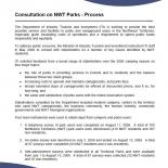Consultation on NWT Parks - Process