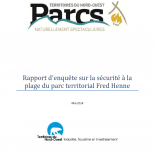 Rapport d’enquête sur la sécurité à la plage du parc territorial Fred Henne 